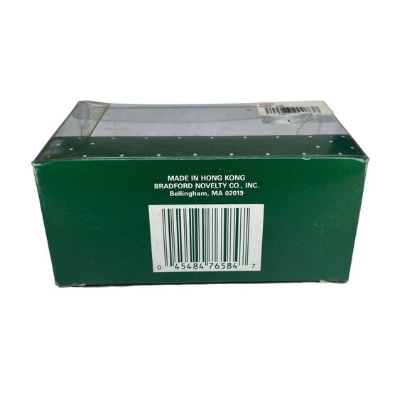 Vintage Blue Die-Cast Model Car Christmas Ornament Bradford Novelty Original Box - Picture 4 of 4